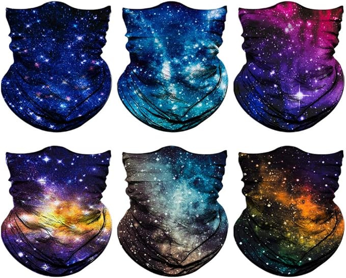 Venswell Neck Gaiter Face Mask Men Women, Seamless Bandana Rave Face Cover by Venswell