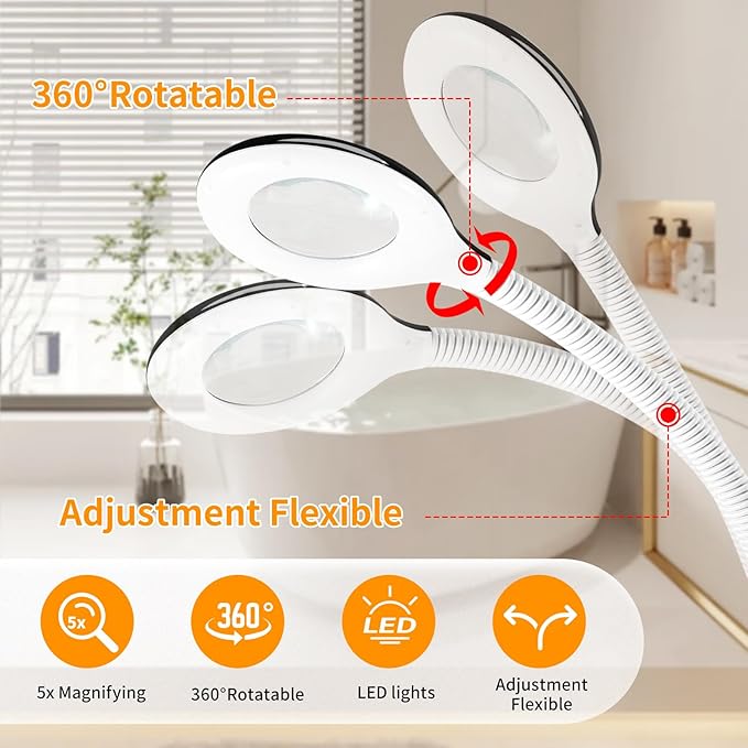 Professional Facial Steamer, 2 in 1 Facial Steamer on Wheels - Image 4