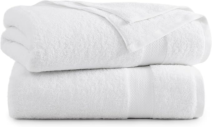 LANE LINEN 100% Ring Spun Cotton Bath Sheets - Image 2