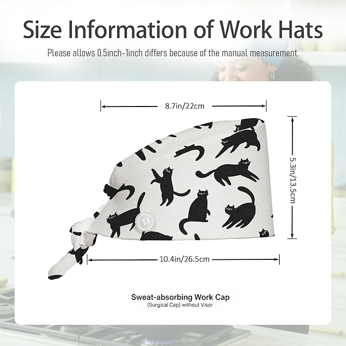 2 Pcs Working Cap with Sweatband - Image 4