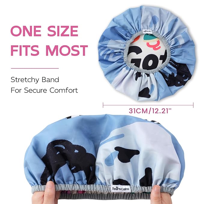 Years Calm Waterproof Shower Cap - Image 3