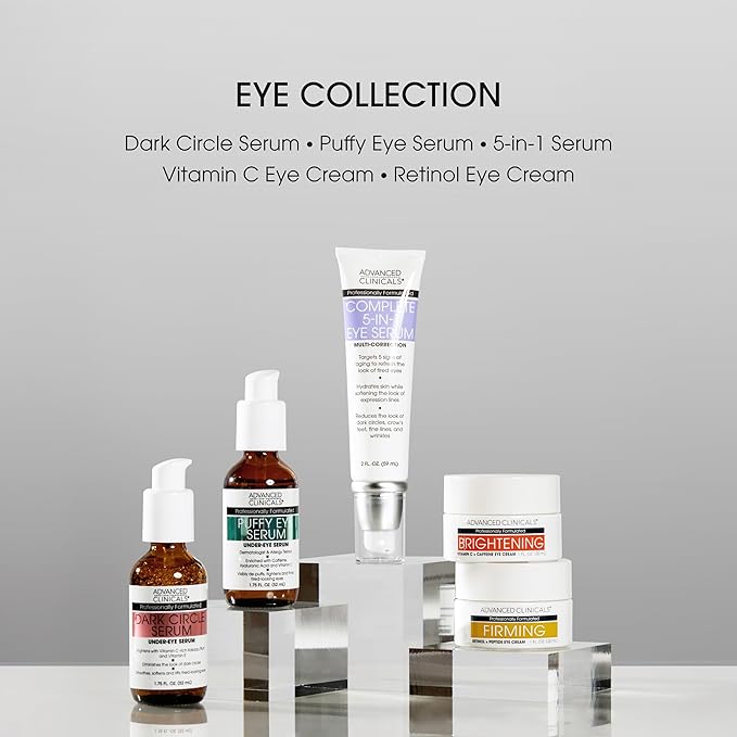 Advanced Clinicals Puffy Eye Under Eye Serum | Visible Anti Aging Brightening - Image 6