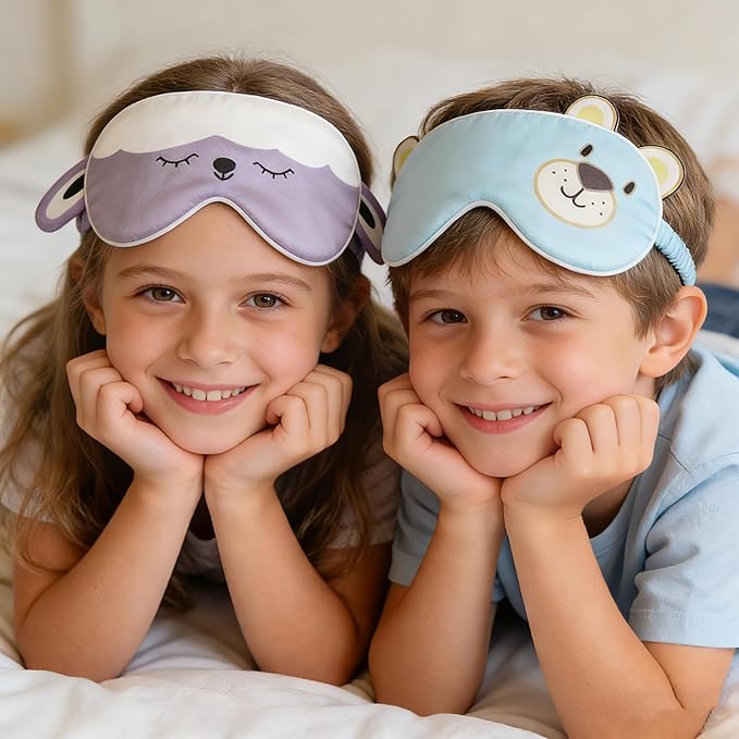 Orose Kids Silk Sleep Mask Cute Adjustable Original Design - Image 3