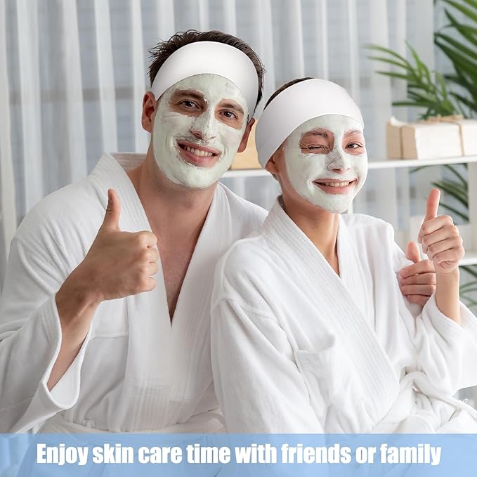 obeoby 100 Pcs Disposable Spa Headband - Image 6