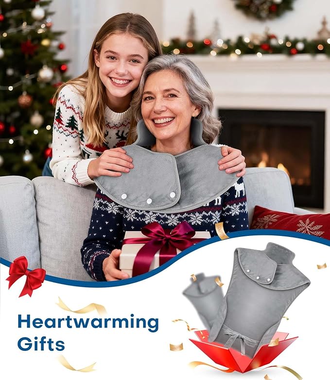 Heating Pad for Back Pain Relief, 22”x 37” Large Electric Heat Pad for Neck - Image 7