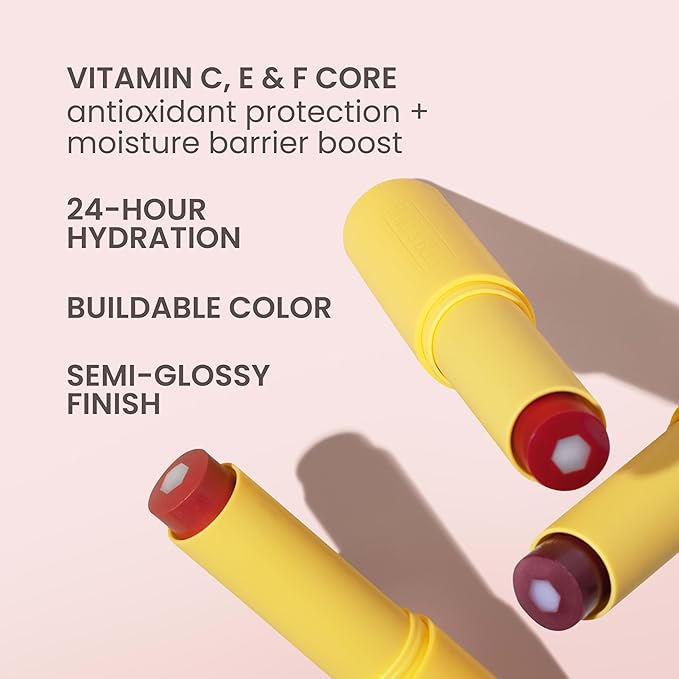 Burt’s Bees Tinted Boosted Balm, Rose Knows, Hydrating Tinted Lip Balm - Image 3