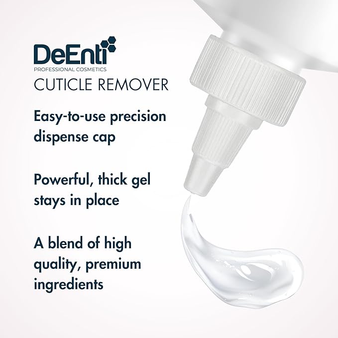 DeEnti Instant Cuticle Remover Gel, Eucalyptus, 8 Oz Bottle, Professional - Image 6