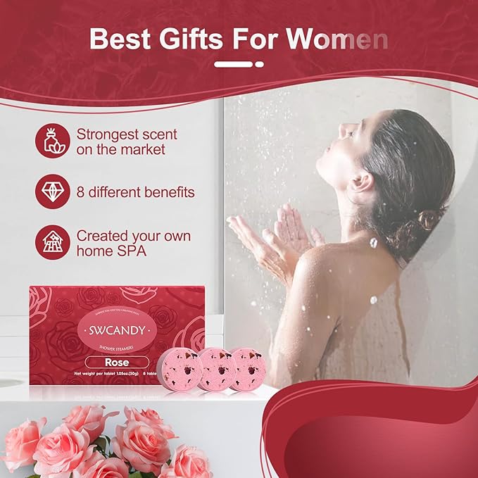 SWCANDY Shower Steamers Aromatherapy Birthday Gifts - Image 3