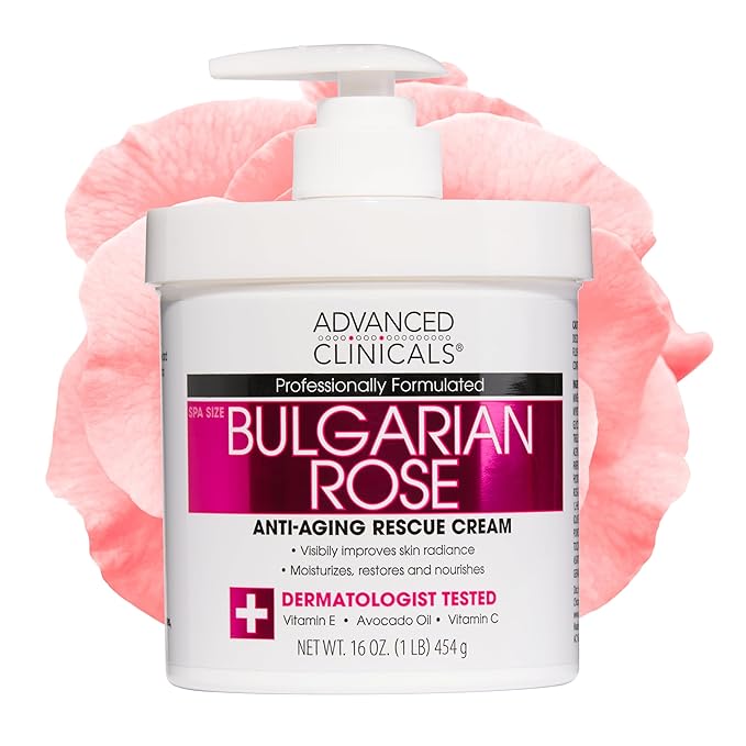 Advanced Clinicals Bulgarian Rose Lotion by AdvancedClinicals
