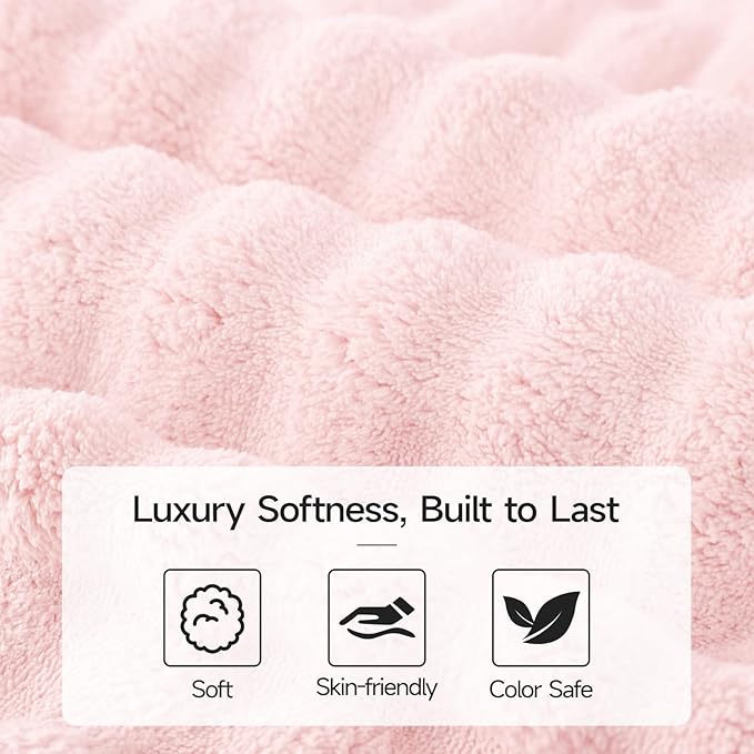 REDKISS Soft Bath Towel Sets 8-Piece, Microfiber Quick Dry & Absorbent - Image 5