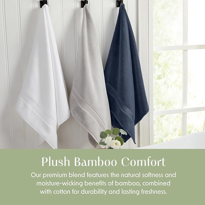 Springtree Home Luxury Viscose from Bamboo Bath Towel Set 6 Piece Set | 35% - Image 6