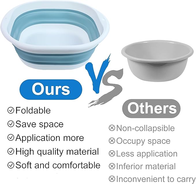 Portable Pool Foot Bath, Collapsible Pool Foot Wash Basin Tub, Foot Bath Basin - Image 6