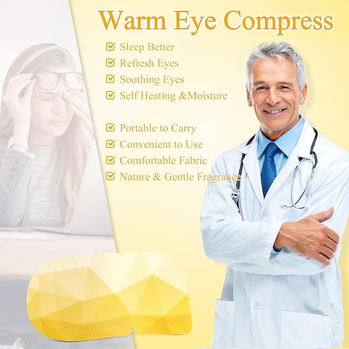 32Packs Steam Eye Mask, Heated Eye Mask - Image 3