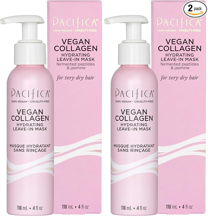 Pacifica Vegan Collagen Leave-In Repair Hair Mask – Leave-In Conditioner by PacificaBeauty