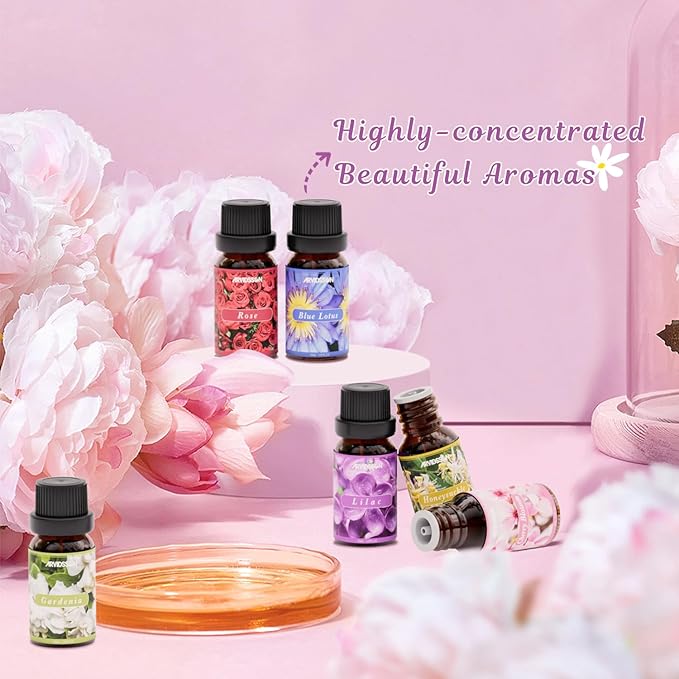ARVIDSSON Floral Essential Oils Set, Natural Flower Essential Oil Gift - Image 2