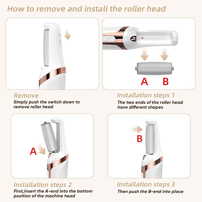 Electric Foot Callus Remover, Electronic Foot File, Portable Electric Callus - Image 6