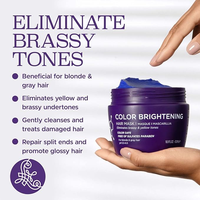 Luseta Purple Hair Mask 16.9 Oz, Deep Conditioner - Image 5