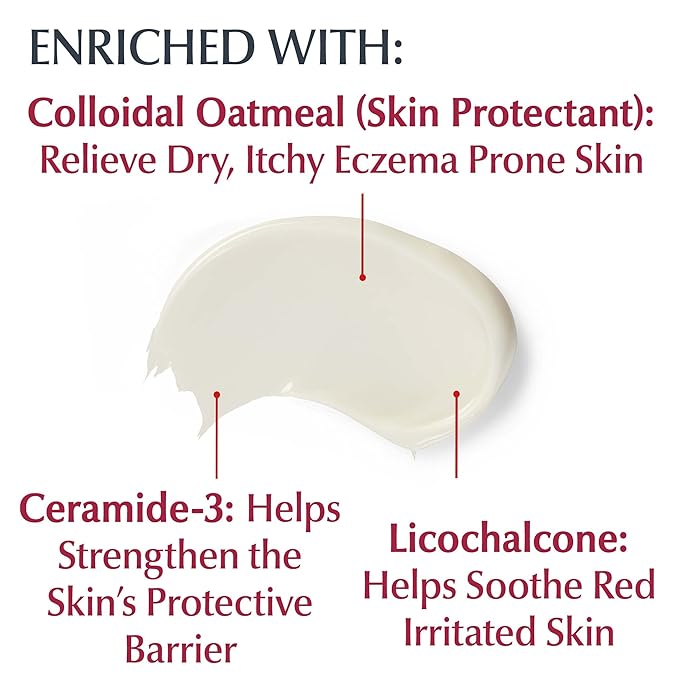 Eucerin Eczema Relief Cream, Full Body Lotion, Moisturizing Eczema Cream - Image 4