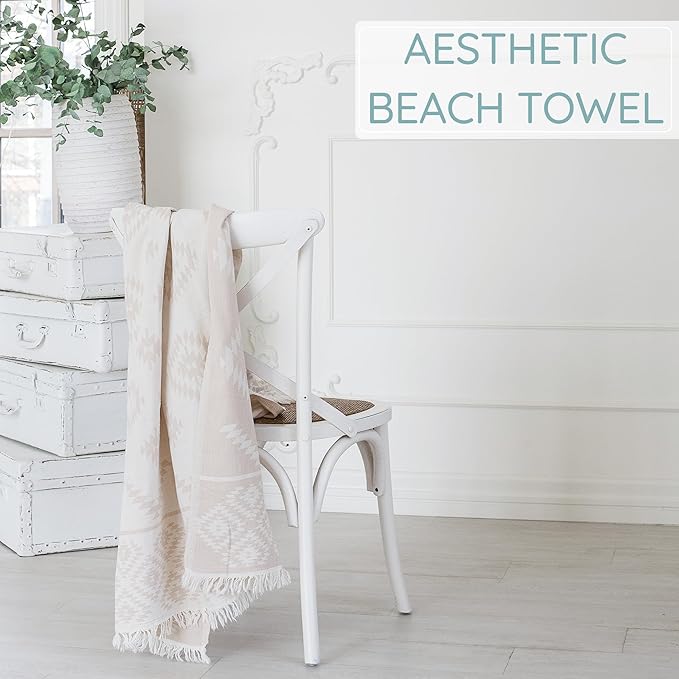 Premium Turkish Beach Towel – 100% Natural Cotton, Quick Dry, Sand Free - Image 8