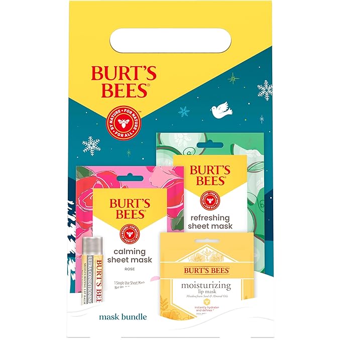 Burt’s Bees Mothers Day Gifts Set, Face Mask Bundle, Ultra Conditioning Lip - Image 6