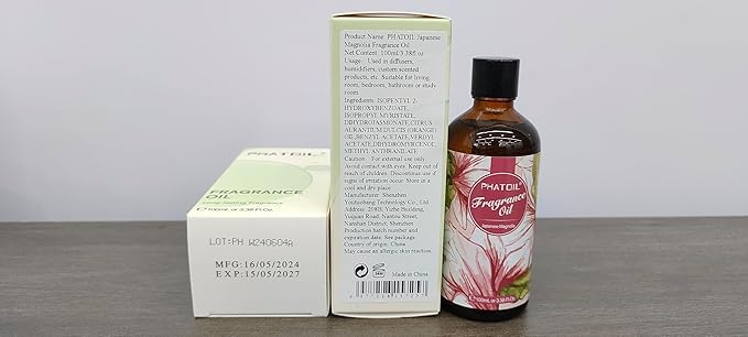 PHATOIL 3.38FL.OZ Japanese Magnolia Fragrance Oils - Image 8