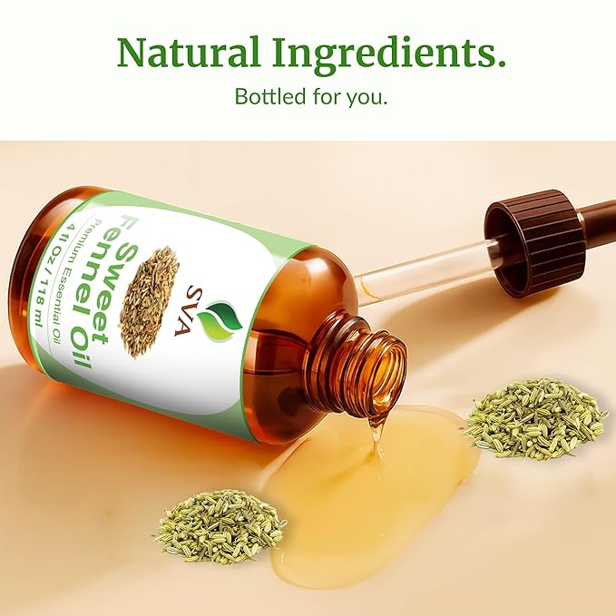 SVA Sweet Fennel Essential Oil – 4 Fl Oz – 100% Natural Fennel Oil - Image 8
