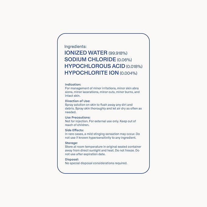 Magic Molecule Skin Cleanser for All Types, Hypochlorous Acid Spray Helps Heal - Image 9