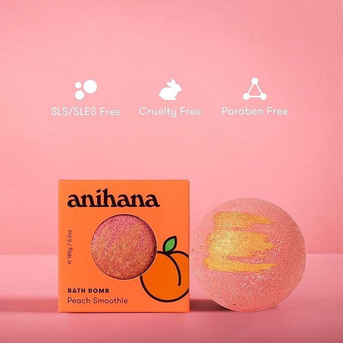 ANIHANA Bath Bomb with Coconut Oil, Paraben Free, Hand-Crafted Luxury Fizzers - Image 3
