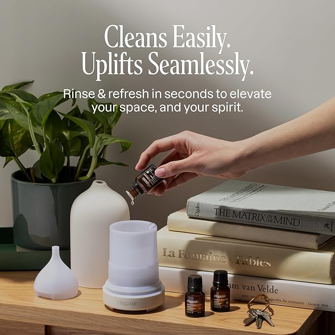 Cliganic Signature Essential Oils Diffuser Set – Aromatherapy Humidifier - Image 7