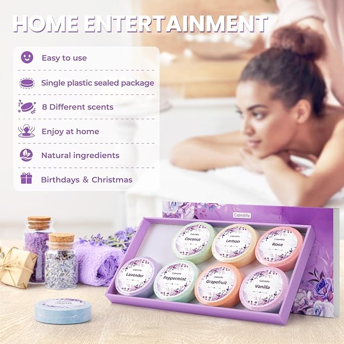 CalmNFiz Shower Steamers 8 Scents - Image 3
