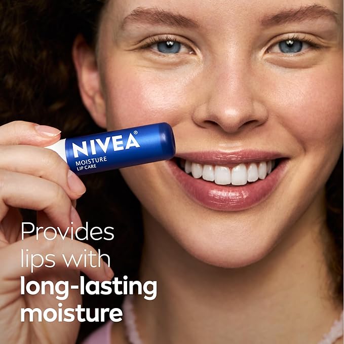 NIVEA Moisture Lip Care, Hydrating Lip Balm - Image 4