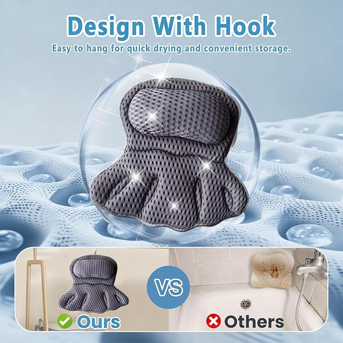 Luxury Bath Pillow for Tub - Image 4