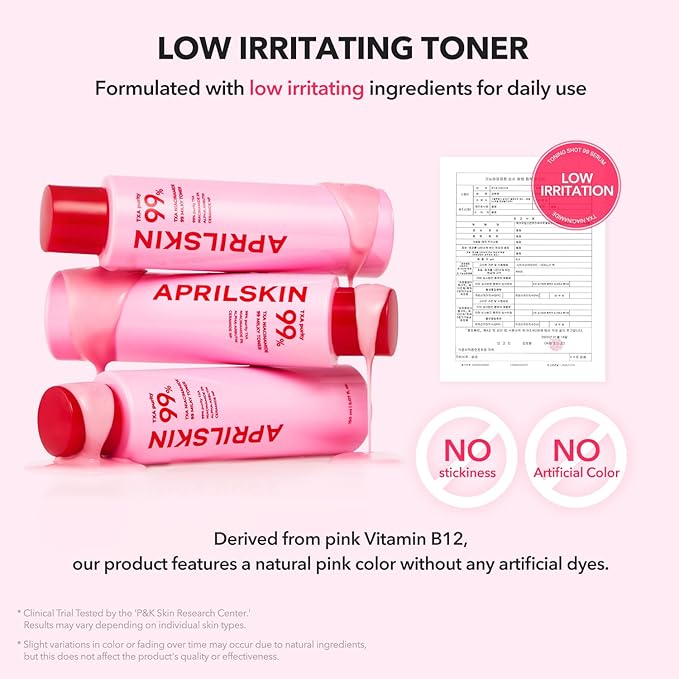 APRILSKIN TXA+Niacinamide 99 Pink Milky Toner | 99% High-Purity TXA 3%+ - Image 7