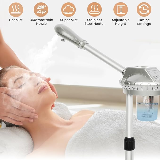 Professional Facial Steamer for Estheticians Face Steamr on Wheels - Image 3