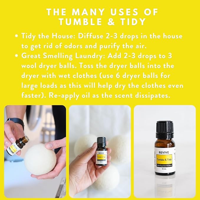Tumble & Tidy Essential Oil Blend 30mL by Revive Essential Oils - Image 4