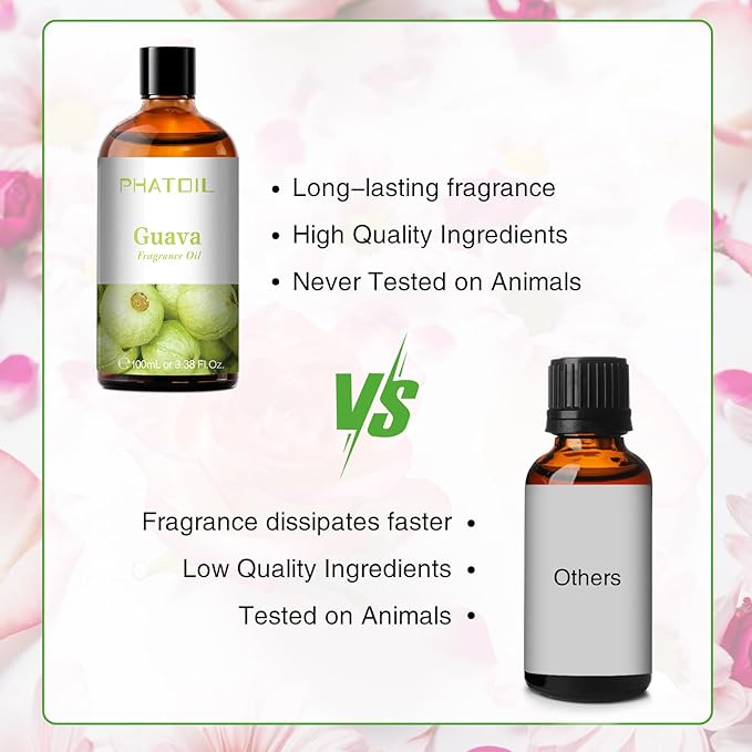 PHATOIL 3.38FL.OZ Guava Fragrance Oils - Image 4