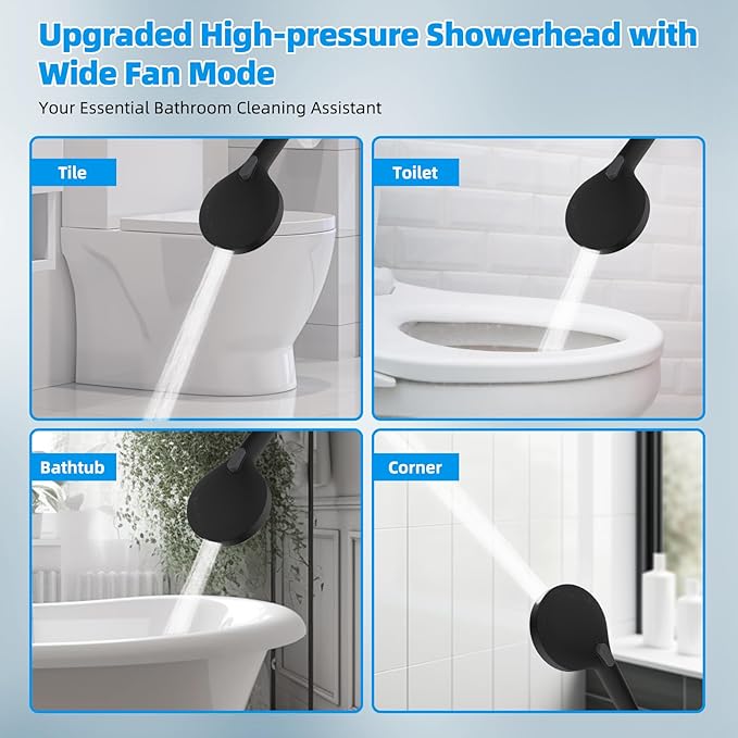 Hibbent 12'' All Metal CUPC Certified Shower Head, High Pressure Rainfall - Image 7