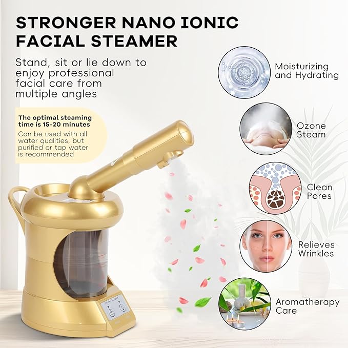 Facial Steamer, Nano Ionic Face Steamer - Image 2
