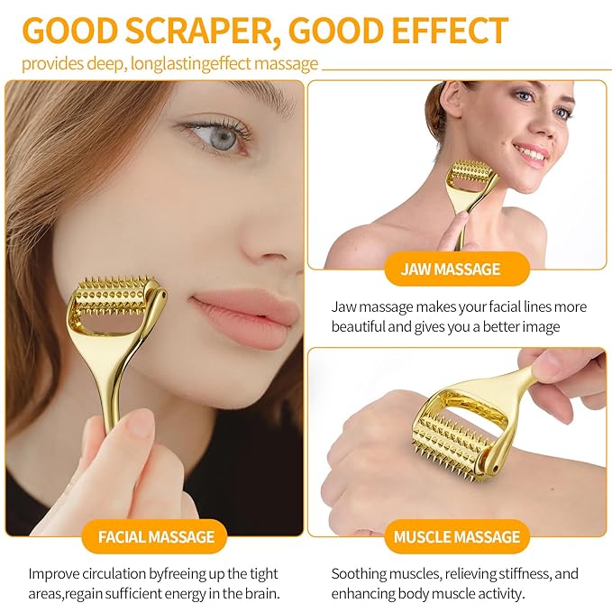 Running man Acupuncture Roller-Skin Care Face Massager, Face Acupressure - Image 2
