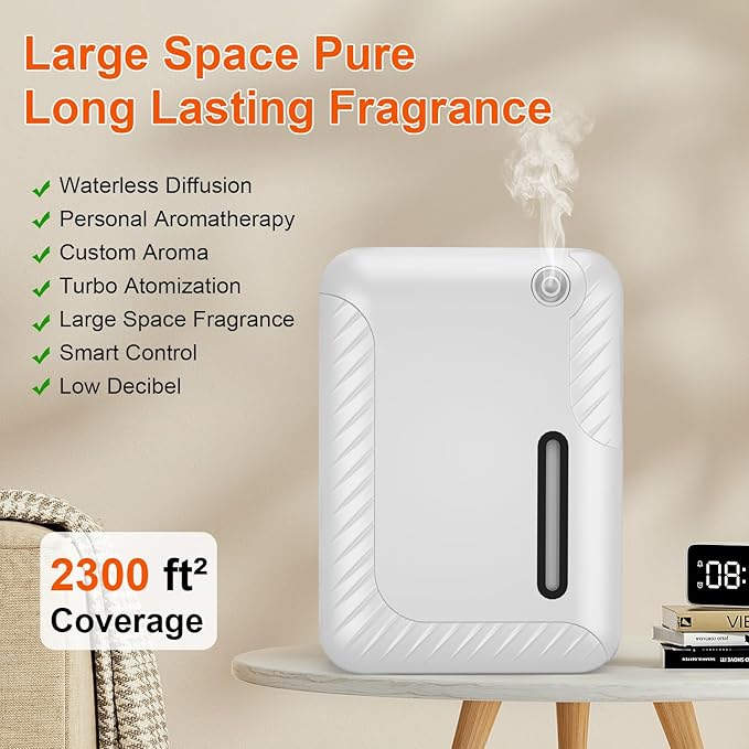 Smart Essential Oil Diffuser for Large Spaces, 250mL Capacity Covering 2300 - Image 2