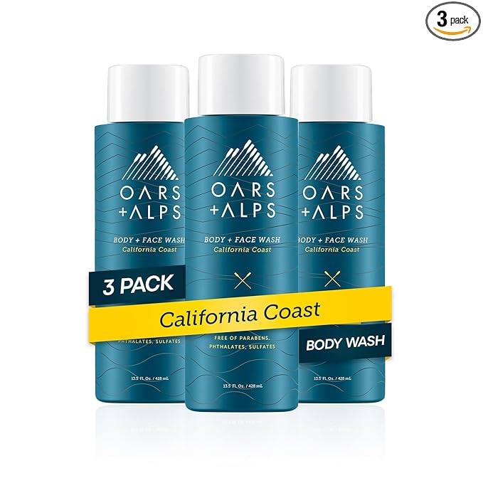 Oars + Alps Body Wash for Men, Mens Body Wash & Face Cleanser by OarsAlps