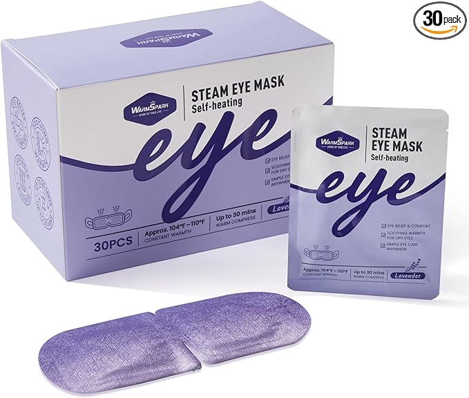 Self Heating Eye Mask Warm Compress by WarmSpark