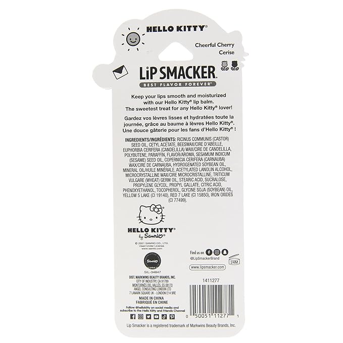 Lip Smacker Lippy Pals Sanrio Hello Kitty, Flavored Moisturizing & Smoothing - Image 8