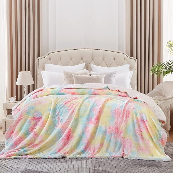 KAWAHOME Sherpa Fleece Queen Size Blanket - Image 5