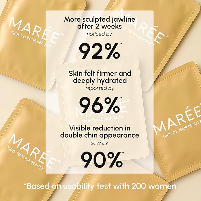 MAREE V Line Lifting Mask with 24K Gold – Deep Collagen Face Mask - Image 13