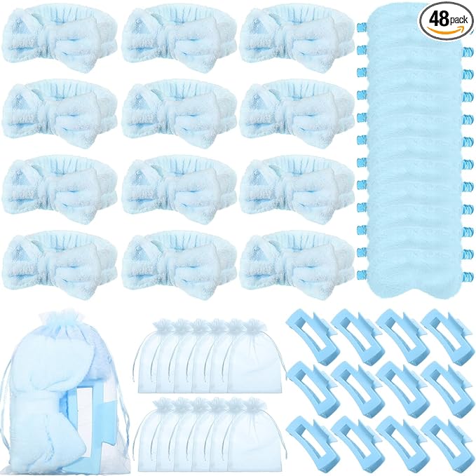 48 Pcs Spa Party Supplies Sleepover Essentials Gift by Wavyknot