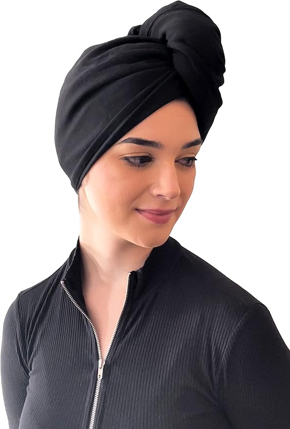 Elizabeth Roberts 100% Cotton T Shirt Hair Towel Wrap Plopping Essential Turban - Image 3