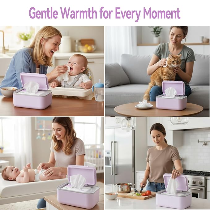 Chefhandy Wipe Warmer with Adjustable Temperature, Silent Heating & Large - Image 3