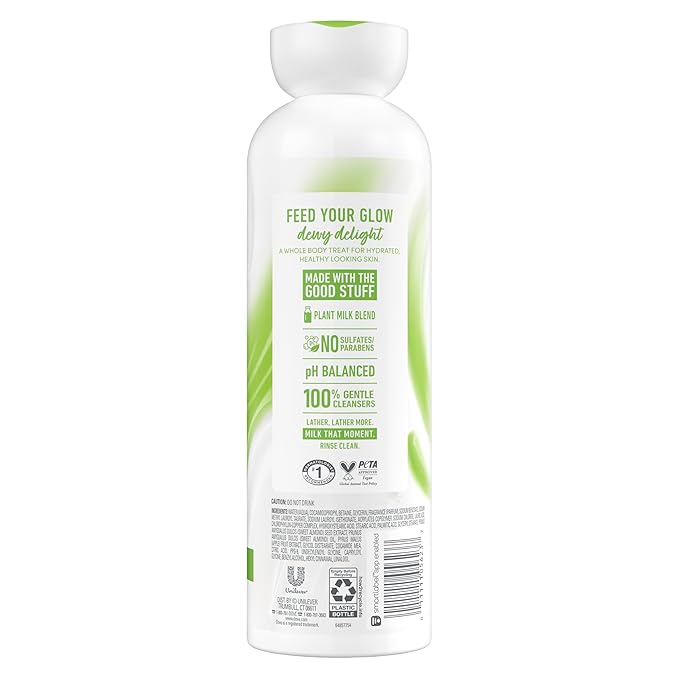 Dove Plant Milk Cleansing Body Wash Almond Milk & Green Apple - Image 2