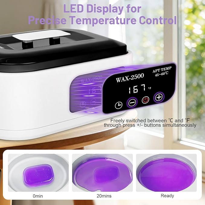Yofuly Paraffin Wax Machine for Hand and Feet, 3500ml Home Paraffin Wax Bath - Image 5